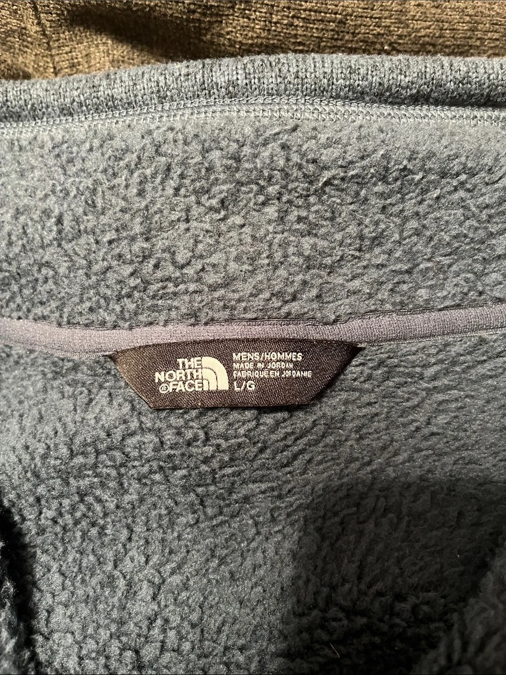 The North Face Men's Blue Half-Zip Fleece Pullover